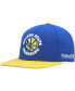 Фото #3 товара Men's Royal Golden State Warriors Hardwood Classics Coast to Coast Fitted Hat