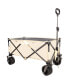 Large Dog Bike Trailer for Pets up to 85 lbs with Mesh Doors and Sunroof