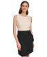 ფოტო #4 პროდუქტის Women’s Sleeveless Sheath with Hardware Detail