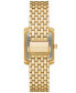 Women's Emery Three-Hand Gold-Tone Stainless Steel Watch 33 x 27mm