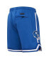 Фото #3 товара Men's Royal New York Giants Classic Chenille Shorts