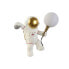Фото #2 товара Настенный светильник Home ESPRIT Белый Позолоченный Металл Смола современный Астронавт 26 x 21,6 x 33 cm