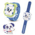 VTECH My First Pet Kidiwatch Watch To Take Care Of Color With A Color Tactile Screen And 4 Games 21.8x5.6x2.4 cm