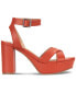 ფოტო #5 პროდუქტის Women's Lillah Block Heel Platform Dress Sandals, Created for Macy's