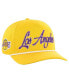 Фото #1 товара Men's Gold Los Angeles Lakers Overhand Logo Hitch Adjustable Hat