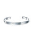 ფოტო #1 პროდუქტის Unisex Inspirational Message Quotable Religious Mantra Stackable Serenity Prayer Cuff Bracelet For Men Women Stainless Steel