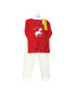 ფოტო #5 პროდუქტის Baby Boys Cotton Pajama Set, Christmas Unicorn