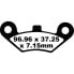 Фото #1 товара EBC FA-TT Series Carbon Fiber FA453TT Brake Pads