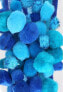 Titanum Zestaw druciki, pompony, oczka niebieski 80szt