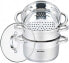 Фото #1 товара Klausberg Mantowarka KB-7139 Steam Cooker Set 20 cm Induction Cooking Pot Steamer Glass Deck 4 Elements