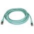Фото #5 товара 3m CAT6a Ethernet Cable - 10 Gigabit Shielded Snagless RJ45 100W PoE Patch Cord - 10GbE STP Network Cable w/Strain Relief - Aqua Fluke Tested/Wiring is UL Certified/TIA - 3 m - Cat6a - U/FTP (STP) - RJ-45 - RJ-45