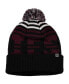 Фото #3 товара Men's Black and Maroon Texas A&M Aggies Colossal Cuffed Knit Hat with Pom
