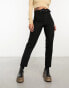 River Island belted peg trouser in black 40 - фото #6