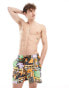 Фото #4 товара Native Youth beach print regular fit swim shorts in multi