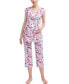 Фото #1 товара Maternity Addison Nursing Pajama Set