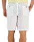 Фото #2 товара Men's 100% Linen Drawstring Shorts, Created for Macy's