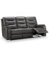 Фото #2 товара Waylen 81.5" Top-Grain Leather Manual Reclining Sofa