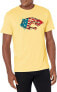 40% Off Costa Del Mar Woodcut Logo SS T-shirt | Yellow | Pick Size | Free Ship