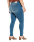 Фото #2 товара Plus Size Mid Rise Skinny Jeans