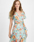 Фото #4 товара Women's Juna V-Neck Flutter-Sleeve Maxi Dress