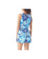 ფოტო #2 პროდუქტის Women's Floral Print Madison Sleeveless Skort Romper