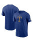 ფოტო #1 პროდუქტის Nike Men's Royal Texas Rangers 2024 Gold Collection Logo T-Shirt