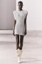 Фото #1 товара Платье с пайетками и подплечниками — zw collection ZARA