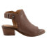 Фото #1 товара Softwalk Novara S2314-260 Womens Brown Narrow Leather Heeled Sandals Boots