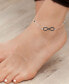 Фото #2 товара Infinity Anklet in Sterling Silver
