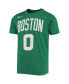 ფოტო #3 პროდუქტის Big Boys Jayson Tatum Kelly Green Boston Celtics Logo Name and Number Performance T-shirt