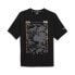 Фото #1 товара Puma Melo X Golden Child Graphic Crew Neck Short Sleeve T-Shirt Mens Black Casua