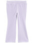 Фото #1 товара Baby Flared-Leg Fleece Pants - Purple 12M