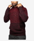 ფოტო #3 პროდუქტის Men's Color Blocked Hooded Sweater