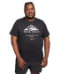 ფოტო #1 პროდუქტის Men's Sportswear Relaxed Fit Short Sleeve Trail Graphic T-Shirt