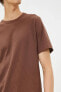 Erkek Kahverengi T-Shirt