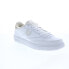 Фото #2 товара Reebok Club C 85 Mens White Leather Lace Up Lifestyle Sneakers Shoes