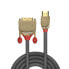 Lindy 1m HDMI to DVI Cable - Gold Line - 1 m - HDMI Type A (Standard) - DVI-D - Male - Male - Gold