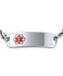 Lightweight Blank Identification Medical ID Link Bracelet For Men Stainless Steel 8.5in