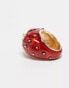 Фото #3 товара Reclaimed Vintage strawberry ring