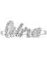 ფოტო #3 პროდუქტის EFFY® Diamond Zodiac Libra Ring (1/10 ct. t.w.) in Sterling Silver