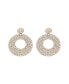 ფოტო #1 პროდუქტის Women's Circular Drop Earrings