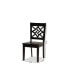 Nicolette Modern and Contemporary 2-Piece Finished Wood Dining Chair Set