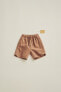Timelesz – linen and cotton bermuda shorts