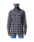 ფოტო #2 პროდუქტის Men's Navy Dallas Cowboys Flare Gun Flannel Button-Up Shirt