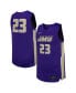 Men's #23 Purple James Madison Dukes Replica Basketball Jersey