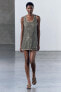 Фото #3 товара Платье с заклепками — zw collection ZARA