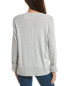 Фото #2 товара Hannah Rose High-Low Cashmere-Blend Sweater Women's Grey O/S