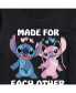 Фото #3 товара Men's Lilo and Stitch Short Sleeve T-shirt