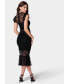 Фото #2 товара Платье женское Bebe кружевное с Illusion эффектом