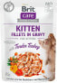 Brit Brit Care Cat Pouch Kitten - filety z indyka w sosie, mokra karma dla kota, saszetka 85g uniwersalny